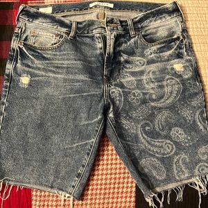 Pacsun Denim Shorts ‘Paisley’ 32